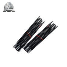 7001 series 13od adjustable anodized aluminum extrusion tent pole